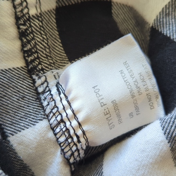 CI Sono Black & White Checkered Button Long Sleeve Shirt M - Picture 7 of 7